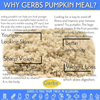 GERBS Pumpkin Seed Meal 4 LBS. Premium Grade | Freshly Harvested & Packaged in Resealable Bulk Bag | Non-GMO, Keto & Paleo | Heart healthy, Natural Sleep Aid & antioxidant rich | Gluten Peanut Free
