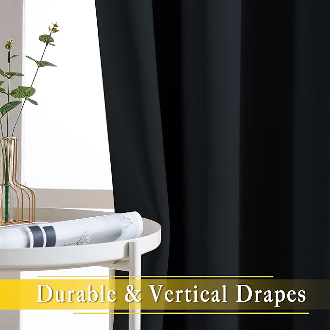 NICETOWN Blackout Curtain for Sliding Door, Patio Door Curtains, Thermal - Image 6
