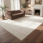 8x10 Washable Area Rugs for Living Room, Dining Room- Light Brown | Ultra Soft by Lbris