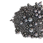 Edible Black Sugar Pearls Candy Sprinkles 120G/ 4.23Ounce Baking Cake Sprinkles Cupcake and Cake Topper Cookie Decorations Wedding Party Valentines Halloween Christmas Supplies