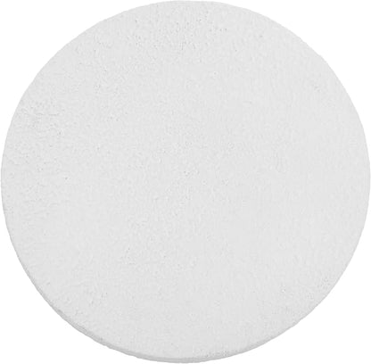 JONATHAN Y Greta Hourglass 18" White Frosted Outdoor Side Table and Stool - Image 9