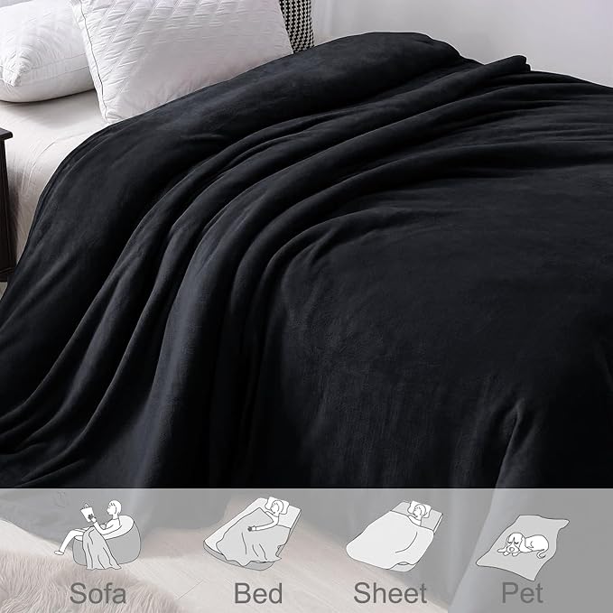 Exclusivo Mezcla Soft Large Fleece Throw Blanket - Image 4