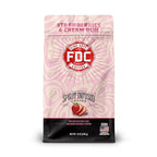 Fire Department Coffee - Gives Back to Firefighters - Strawberries & Cream Rum Infused Ground Coffee - Medium Roast - Non-Alcoholic - Roasted in the USA - Veteran Owned - 12 oz