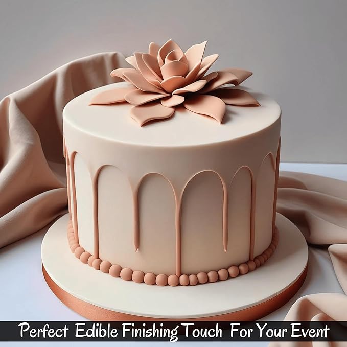 Confect Skin Fondant | Icing Fondant | Colored Fondant | Fondant Kit | Cake Fondant | Chefs Choice Edible Fondant for Cakes Decorating | Vegan, Gluten-Free, Nut-Free, Palm Oil-Free – 8.8 Oz