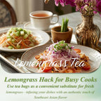 WT WEETEE Lemongrass Tea Bags, 100 Count Pure Lemon Grass Leaves Tea Bags, Natural Caffeine Free Herbal Tea