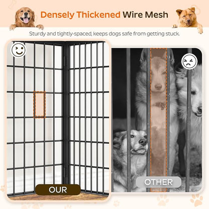 YATINEY Foldable Dog Crate Furniture, Dog Crate - Image 8