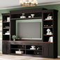 Merax Minimalist Entertainment Wall Unit Set by Merax