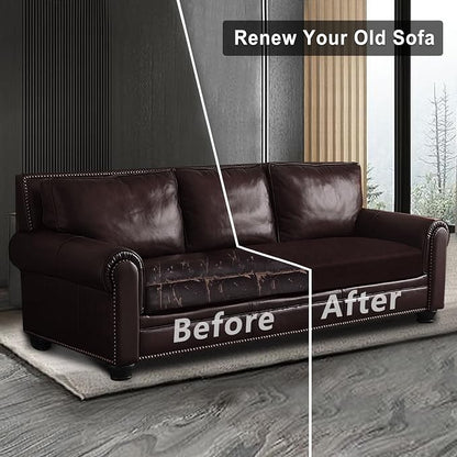 ANARACHON Leather Look Couch Cushion Covers Sofa Seat Slipcovers Sets Couches - Image 7