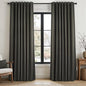 94 Inch Long Gray Blackout Curtains by Topfinel