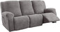 5-Piece Recliner Sofa Covers, Stretch Geometric Strokes Jacquard Recliner Sofa by Unknown