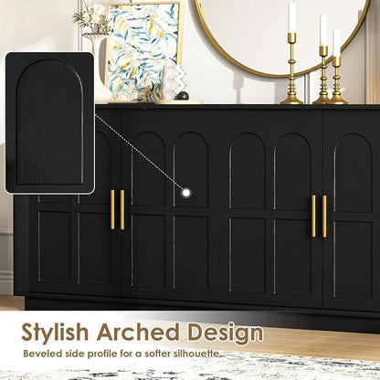 67'' Modern TV Stand for TVs up to 75'', Modern Long Media Console - Image 6