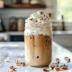 Jordan's Skinny Syrups Sugar Free Coffee Syrup, Caramel Pecan Flavor Drink Mix, Zero Calorie Flavoring for Chai Latte, Protein Shake, Food & More, Gluten Free, Keto Friendly, 25.4 Fl Oz, 1 Pack