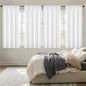 MIULEE 4 Panels Set Pure White Blackout Curtains 63 Inch Length Bedroom | by MIULEE