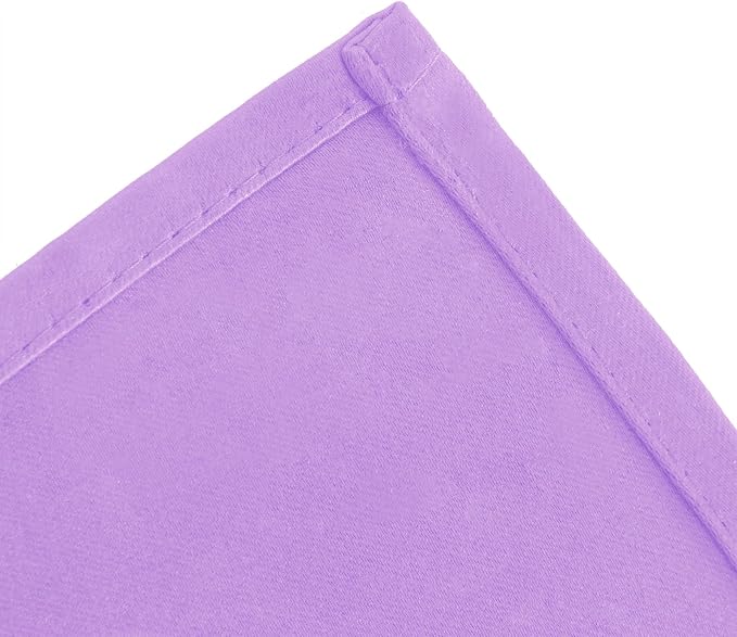Blackout Curtains 52 x 120 Inch Long Lavender Curtains Set of 2 Panels Room - Image 7