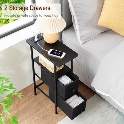 LOAKEKEL Narrow Nightstand - Image 6