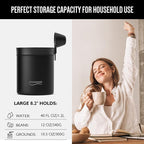 SOUL HAND Automatic Vacuum Coffee Canister for Coffee & Food Storage Airtight Sealed Coffee Storage Container, Stainless Steel Food Storage Containers for Coffee Beans - 1.2 L