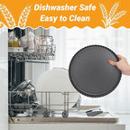 Beasea Tart Pan 10 Inch Removable Bottom, 2pcs 10 Inch Round Non Stick Pie Pans Carbon Steel Loose Base Bottom Tart Quiche Pie Tart Pans for Baking Fruit Cheese Tart Pie Desserts