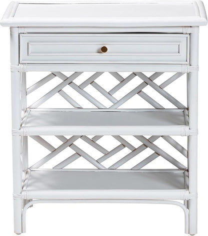 bali & pari Tiaret Natural Rattan Nightstand - Image 5