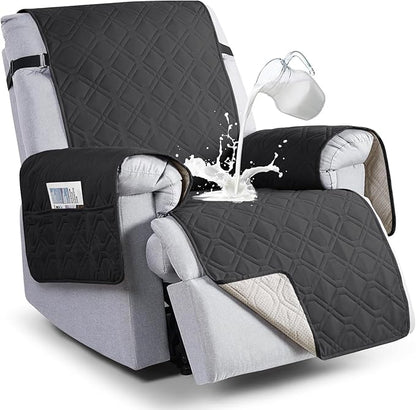 VANSOFY 100% Waterproof Recliner Chair Covers, Recliner Cover Non-Slip Dog by VANSOFYFURNITURECOVERS