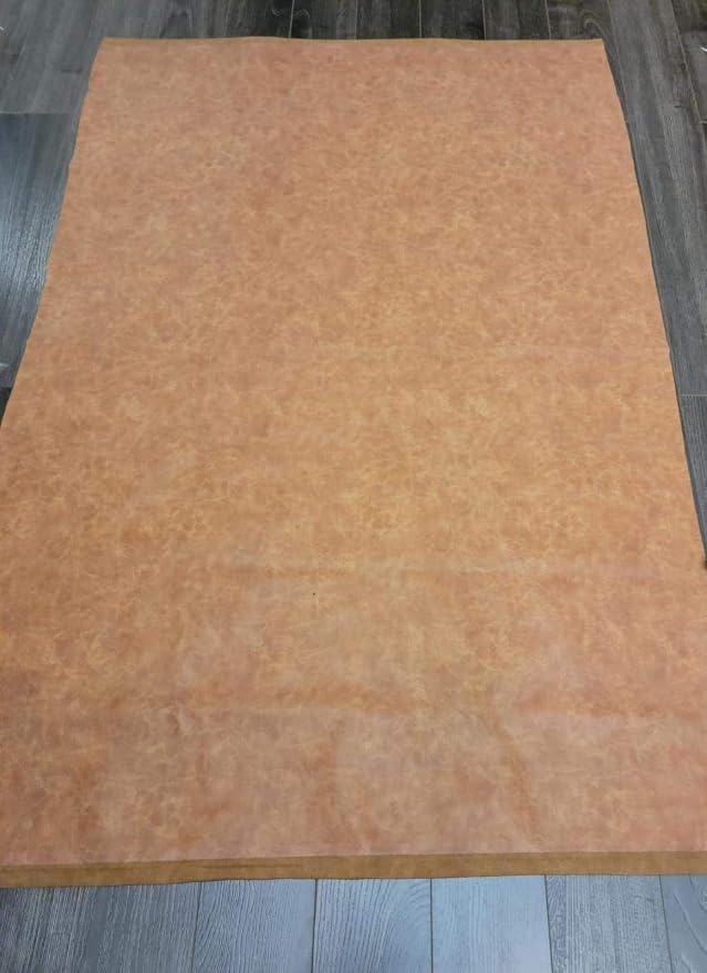 NAT Leathers | Blonde Light Tan Beige Distressed Crazy Horse Soft Faux Vegan - Image 5