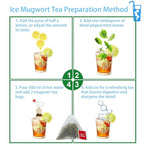 Samcci - Mugwort Tea Bag, 50 Teabags - 100% Natural Dried Mugwort leaves - No Sugar, No Caffeine, No Gluten, Vegan - Rich In Antioxidants