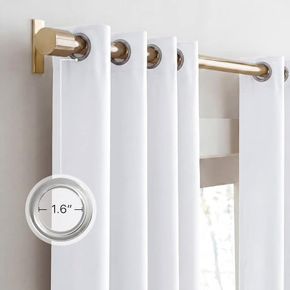 NICETOWN 100% Blackout Window Curtain Panels, Cold and Full Light Blocking - Image 6