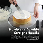 New Star Foodservice 38125 Straight Icing Spatula, 14-Inch Blade, 19-Inch Overall, Silver