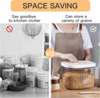 10 Lbs Storage Container Bin Rice Dispenser with Measuring Cup Food Cereal Container Bins Household for Kitchen Pantry Organization
