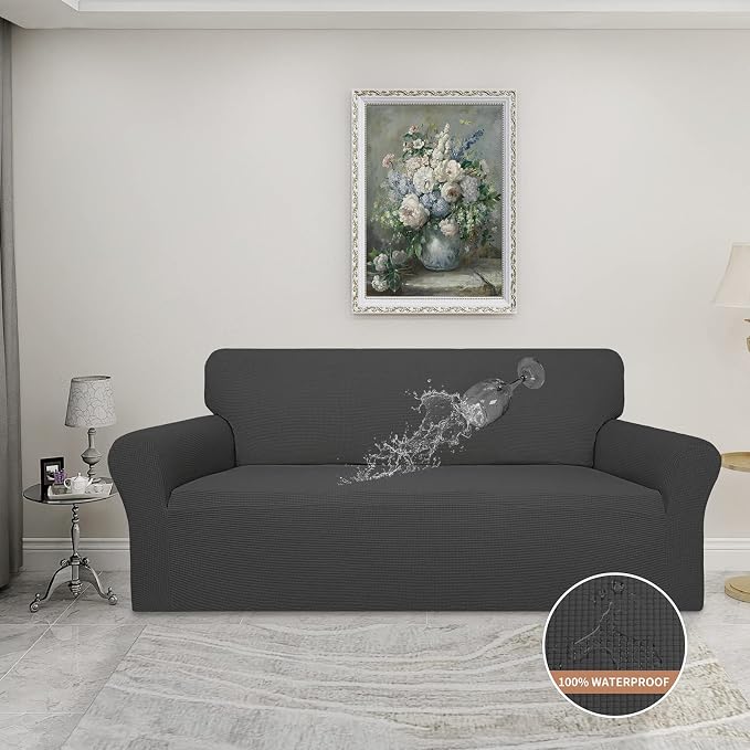 Easy-Going 100% Waterproof Couch Cover, 3 Cushion Couch Slipcover - Image 2
