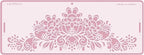 Long Border Cake Stencil, 4" x 12.75" (Belles)