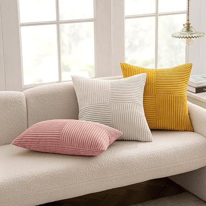 MIULEE Blush Pink Decorative Throw Pillow Covers - Image 5
