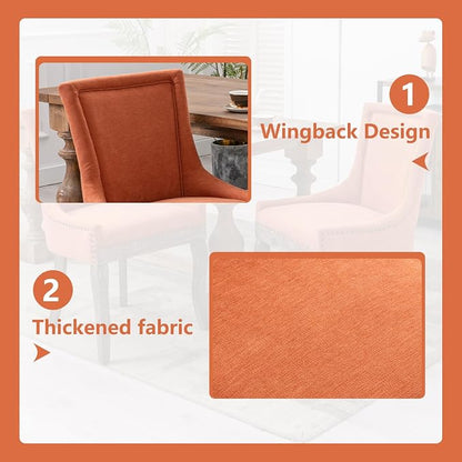 Modern Dining Chairs Set of 6, High Back Dining Chairs Side Chairs - Image 5