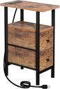LOAKEKEL Narrow End Table Living Room by LOAKEKEL
