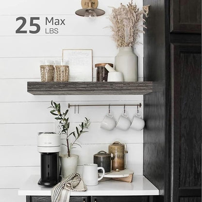 QEEIG Floating Shelves for Wall Bathroom Shelf Bedroom Kitchen Living Room - Image 6