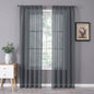 Tollpiz Sheer Curtains Bedroom Linen Textured Curtain Sheers Light Filtering by Tollpiz