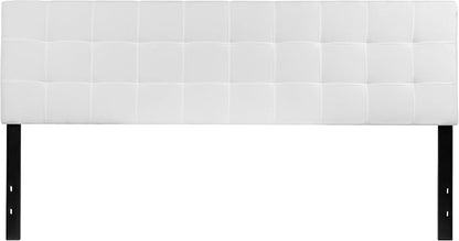 Flash Furniture Bedford Box Stitch Tufted Upholstered King Size Headboard in - Image 7