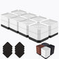 Bed Risers Heavy Duty, Adjustable Furniture Riser Blocks Lift 1.5, 4.3 inches by LiftLevelYourBed