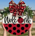 Welcome Stencils for Painting on Wood 12” Welcome Stencil for Wood Sign Hello Doormat Stencils Templates for Door Hanger Door Mat Fabrics