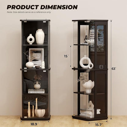 BROTTAR Rounded Display Cabinet - Image 2