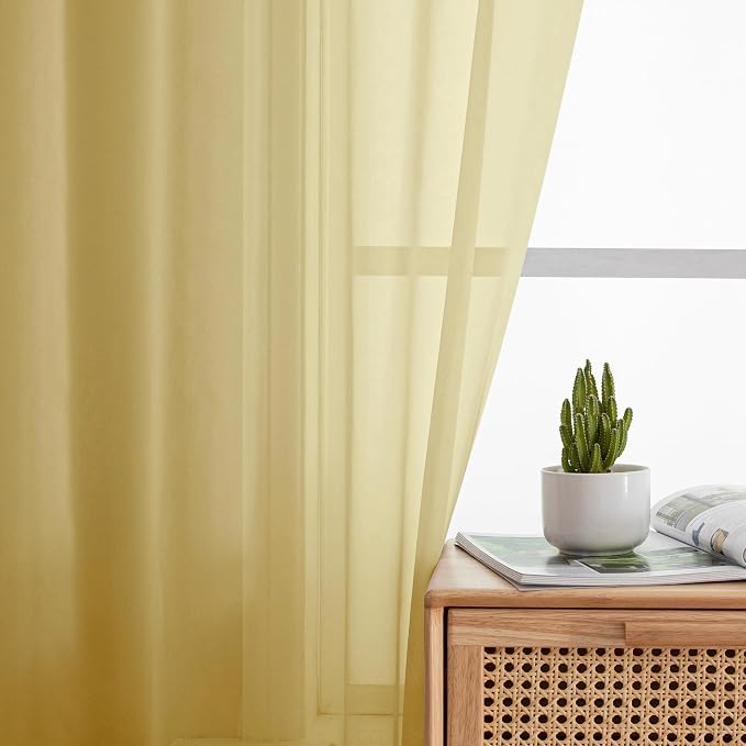 Simplebrand Yellow Tier Curtains - Image 5