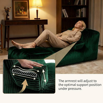 6FT Large Bean Bag Chair Lounger - Image 8