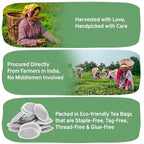 HANDPICK, Irish Breakfast Black Tea Bags (100 Count) Gluten-Free, Non-GMO | Strong, Robust & Bold Flavor | Round Eco-Conscious Tea Bags