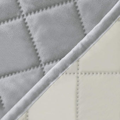 Easy-Going Reversible Couch Cover, 2 Cushion Sofa, Light Gray/Ivory | Loveseat - Image 6