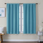 Simplebrand Ava Turquoise Short Blackout Curtains by Simplebrand