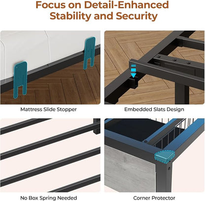 DICTAC Twin Corner Bed Frame - Image 9