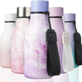 BJPKPK Insulated Water Bottles, 12oz Stainless Steel Metal Water Bottle with Strap, BPA Free Leak Proof Thermos, Mugs, Flasks, Reusable Water Bottle for Sports & Travel, Dawn