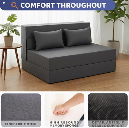 Fvkind Folding Sofa Bed, Foldable Sleeper Chair - Image 5