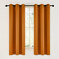 NICETOWN Room Darkening Cafe Satin Curtains by NICETOWN
