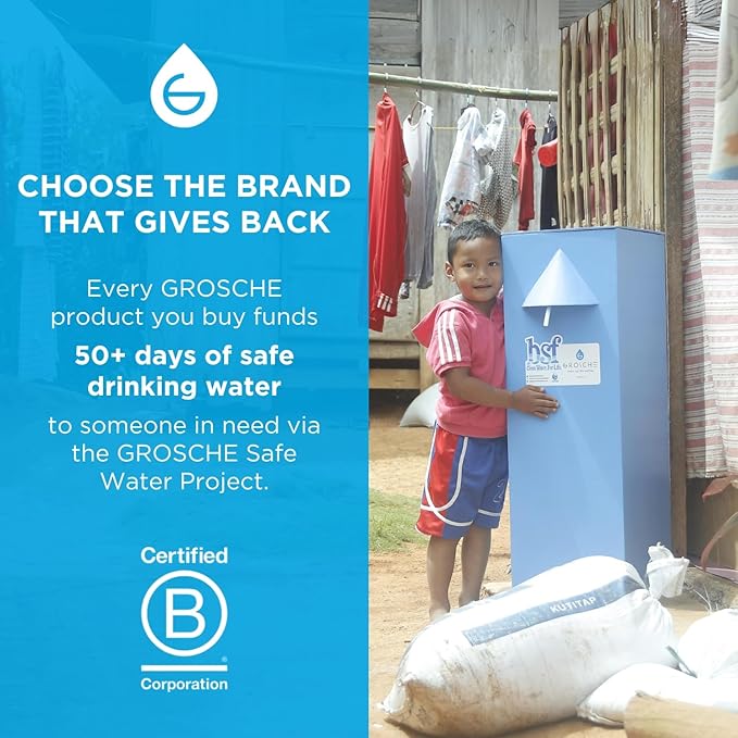 GROSCHE Jasper Insulated Stainless Steel Tumbler With Straw – Travel Cup with Lid, Extreme Insulation & Sleek Design, 23 oz - White