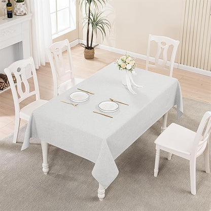 BALCONY & FALCON Rectangle Tablecloth 57" x 85" Washable Wrinkle Resistant and - Image 5